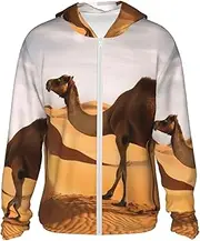 [LHBWCVN] UPF 50+ Light Jacket Full Zip Sun Protection Hoodie for Women Men Long Sleeve Desert Sand Camel Sun Shirts
