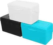 HONMEET Flash Cards Blank Business Cards Holder Box Portable Organizer Office Supply