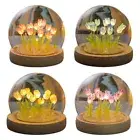 Artificial Tulip Flower Night Light DIY Bedside Lamp LED Night Lamp Table Lamp
