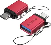 [MOGOOD] USB C Adapter USB C Male to USB 3.0 Female Adapter USB C to USB Adapter High-Speed Data Transfer for MacBook Pro,Chromebook,Pixelbook,Microsoft Surface Go,Samsung Galaxy S20 S21 S23 Pixel