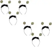 [HONMEET] Flexible Bee Shape Headband Stylish Sequin Ball Hair Band for Boys and Girls Party