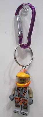 LEGO Mini-Figure Carabiner Keychain Space Miner