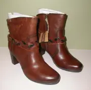 NIB Pikolinos Verona Boots W5C-8576 Brown (Cuero) Leather Womens Sz 39