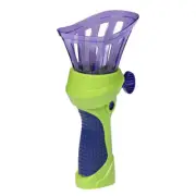 Flying Saucer Disc Launcher Kids Flying Toys Pull String Throw Catch Outdoor CR