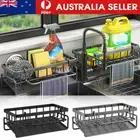 Stainless Steel Kitchen Sink Sponge Holder Caddy Brush Soap Drainer Rack Basket