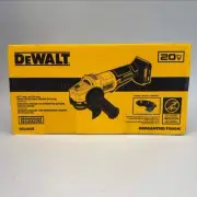 New DeWalt DCG408B 20V MAX Brushless Cordless Paddle-Switch Grinder