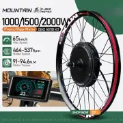 48V 1000-2000W MTB E-Bike Conversion Kit 20-29'' 70C Brushless Hub Motor Wheel