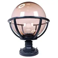 在飛比找momo購物網優惠-【彩渝】250MM PMMA 門柱燈(圓球 戶外球形柱頭燈 