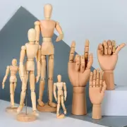 Artists Wooden Manikin Mannequin Moveable Adjustable Limbs Human Body Model