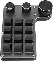 12 Key 3 Knob Mechanical Keyboard, Customization Function Red Switch Ergonomic Design, for Windows for Vista for Linux (Wired USB)