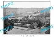 OLD 6 X 4 PHOTO OF BEECHWORTH VICTORIA TOWN SCENE c1880