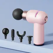 GGP Lc 005 Pink Portable Mini Massage Gun Quiet Muscle Massager With 6 Speeds