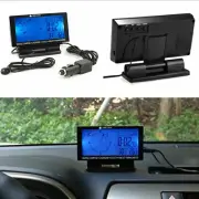4.6" Car Digital Compass LCD Display Blue LED with Clock Thermometer Calendar (for: Porsche)