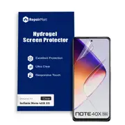 Infinix Note 40X 5G Compatible Premium Hydrogel Screen Protector With Full Coverage Ultra HD