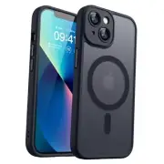Magnetic for iPhone 13 Case, Upgraded [Full iPhone 13 (6.1 Inch, 2 Lens) Black