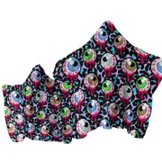 Halloween Scary Eyeballs Towel with Hood