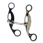 Metalab Feather Collection Smooth Snaffle Gag Bit