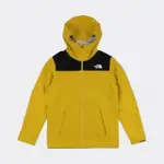 【THE NORTH FACE】北臉 外套 男款 衝鋒衣 連帽運動外套 防潑水 黃 NF0A7QR581U