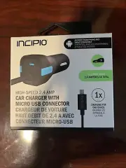 Incipio Car Charger High Speed 2.4 Amp Brand New Sealed