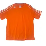 ADIDAS Soccer Shirt Jersey Women Size XL SQUADRA 2 Orange White Climalite