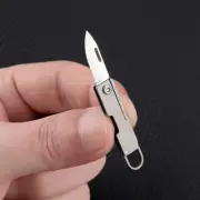 Titanium Mini Folding Knife Thin Pocket Knives Unpacking Express Opener