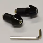 Handle Bar End Weight Sliders Black Suzuki SFV 650 A Gladius ABS 2009 - 2016