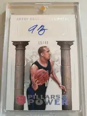2017-18 cornerstones basketball Avery Bradley Auto 15/49 Los Angeles Clippers