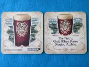 2008 Beer Coaster ~ George KILLIAN'S Irish Red ~ The Pint to Grab When Staying