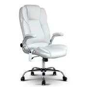 Massage and Office Computer Desk Chair - White