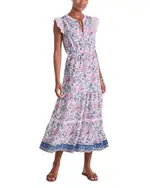 Vineyard Vines Flutter Sleeve Maxi Dress