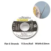 Dental Orthodontic Lingual Retainer Wire Flat Twist Stainless Steel 6-Stranded