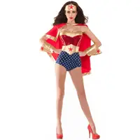 在飛比找蝦皮商城精選優惠-新款 歐美風 萬聖節 服裝  女超人 表演服 性感 連身衣 