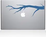 The Decal Guru Tree Branch MacBook Decal Vinyl Sticker - 13" MacBook Pro (2015 & Older) - Light Blue (1191-MAC-13P-LB)