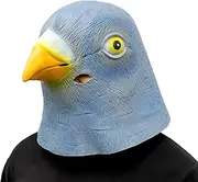 CreepyParty Deluxe Halloween Pigeon Latex Head Mask