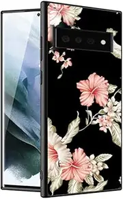 [Rockdex] for Google Pixel 6A Case 5G Print on Flexible TPU Frame Flower Stlye Cover Shockproof Protection Slim(for Pixel 6A)