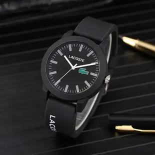 Lacoste 品牌簡約時尚運動矽膠錶帶男士手錶休閒石英腕錶