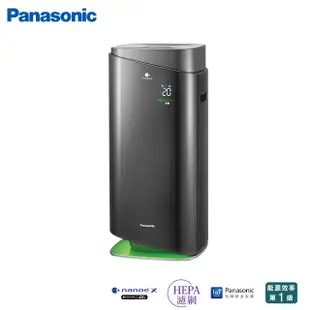 Panasonic 國際牌 nanoeX 18坪空氣清淨機 黑 F-P90MH