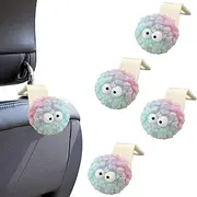 Car Headrest Hook, Briquettes Headrest Hooks for Car, Purse Hanger Consoles Organizers for Bag Handbag Cloth Grocery