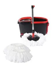 [Cleanflo] Spin Mop Bucket Set in Black