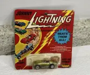 Redlines Topper Johnny Lightning Custom Ferrari Lime with Red int Mint In Bp