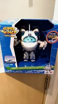 在飛比找Yahoo!奇摩拍賣優惠-4165本通 Super wings 超動力聲光變形 小米 