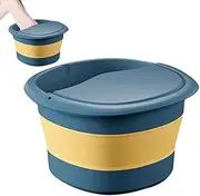 Foot Bucket, Thermal Insulation Folding Foot Bath with Massage Points, Cracked Feet Products for Washing Clothes, Feet Bath, Washing Towels, Toiletries Storage Helves