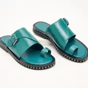 Vince Camuto Cooliann Leather Toe Loop Sandals Size 5.5
