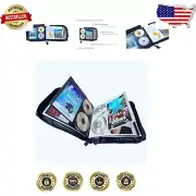 Sturdy CD Storage Case Holds 192 Discs & 96 Booklets - Perfect for Organizing