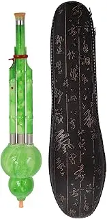 Vaguelly Traditional Flute c Material Drop-resistant with Leather Case Student Beginner Instrument