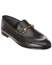Gucci Brixton Horsebit Leather Loafer Women's Black 35