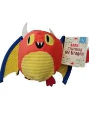 Bark Box Thiccwing The Dragon Plush Dog Toy size Large 60+lbs Rip Reveal Squeak