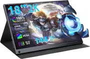 FEIASIA Portable Gaming Monitor 18 inch 2.5K 2560 x 1600 144Hz Laptop Extender