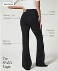 SPANX 20252T Perfect Fit Ponte Flare Pant Color: Black Size: Large Tall NEW