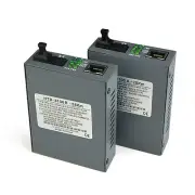 2pcs 25KM Fiber Media Converter 10/100M SM Single Fiber SC Port
